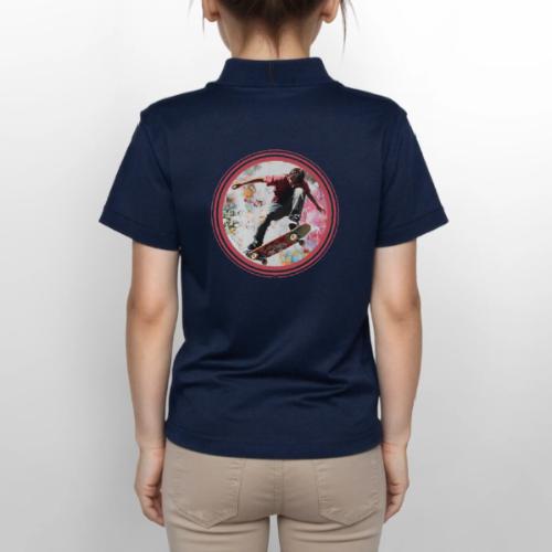 Skateboarding Soul - Gildan Kid's 50/50 Jersey Polo