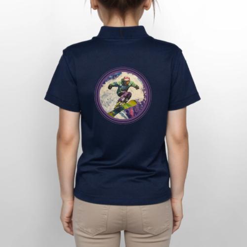 Snowboarding Soul - Gildan Kid's 50/50 Jersey Polo