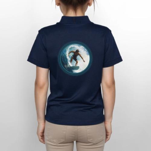 Surfing Horizon - Gildan Kid's 50/50 Jersey Polo