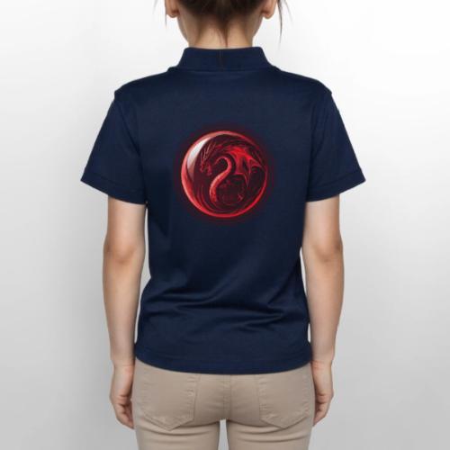 Dragon Orb - Gildan Kid's 50/50 Jersey Polo