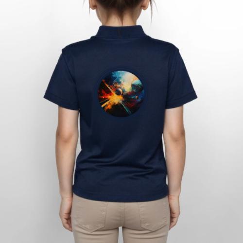 Planets in Turmoil - Gildan Kid's 50/50 Jersey Polo