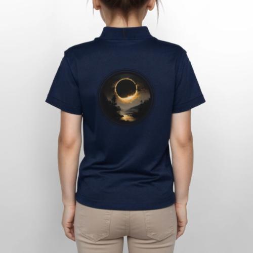Eclipse: Shadowed Light - Gildan Kid's 50/50 Jersey Polo