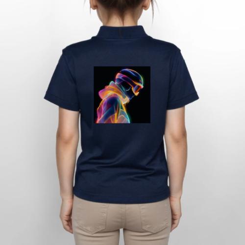 Snowboarding: Neon Gravity Ride - Gildan Kid's 50/50 Jersey Polo