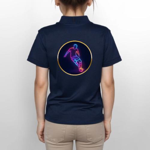 Soccer: Neon Golden Goal - Gildan Kid's 50/50 Jersey Polo