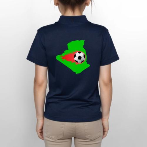 Algerian Football Fire - Gildan Kid's 50/50 Jersey Polo