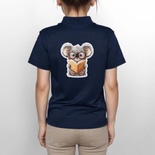 Gamer Koala Reading Strategy Book - Gildan Kid's 50/50 Jersey Polo