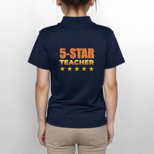 Five-Star Teacher - Gildan Kid's 50/50 Jersey Polo