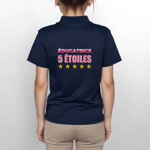 Éducatrice 5 Étoiles - Gildan Kid's 50/50 Jersey Polo