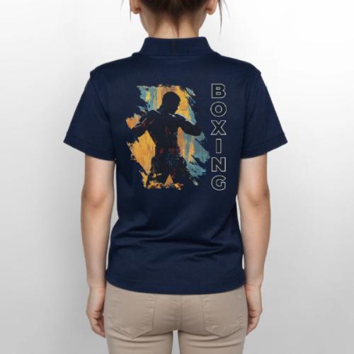 Boxing Fuel - Gildan Kid's 50/50 Jersey Polo