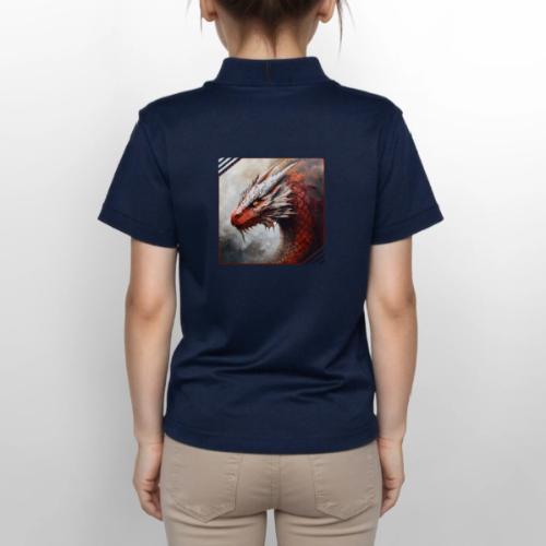 Mystic Dragon Realm - Gildan Kid's 50/50 Jersey Polo