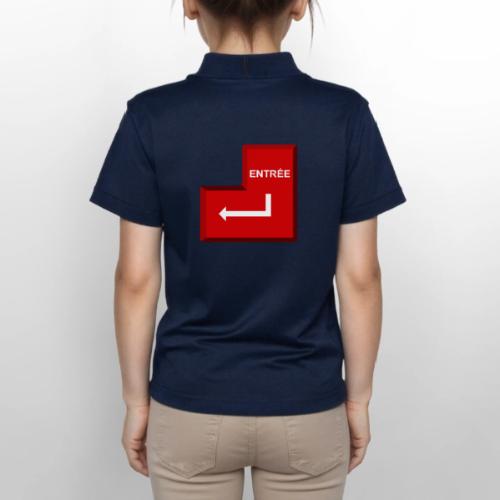Press Enter - Gildan Kid's 50/50 Jersey Polo