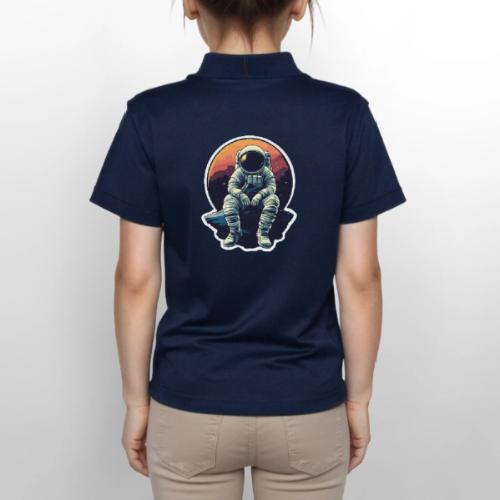 Astronaut in the Void - Gildan Kid's 50/50 Jersey Polo