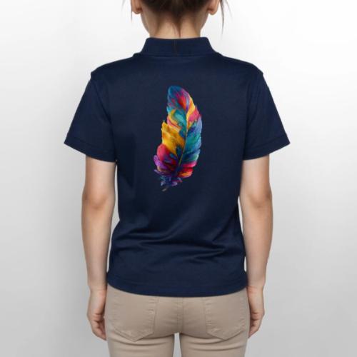 Spectrum Feather Flow - Gildan Kid's 50/50 Jersey Polo