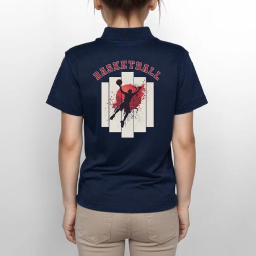 Basketball Energy - Gildan Kid's 50/50 Jersey Polo