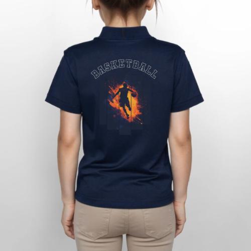 Basketball Power - Gildan Kid's 50/50 Jersey Polo