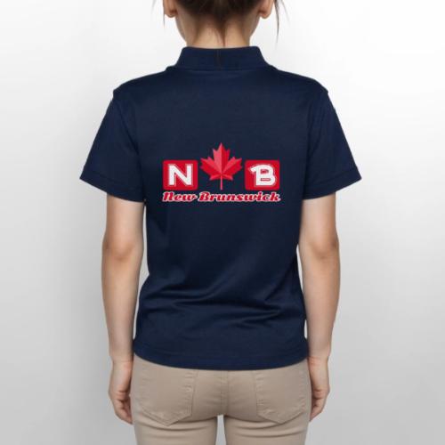 New Brunswick, province of Canada - Gildan Kid's 50/50 Jersey Polo