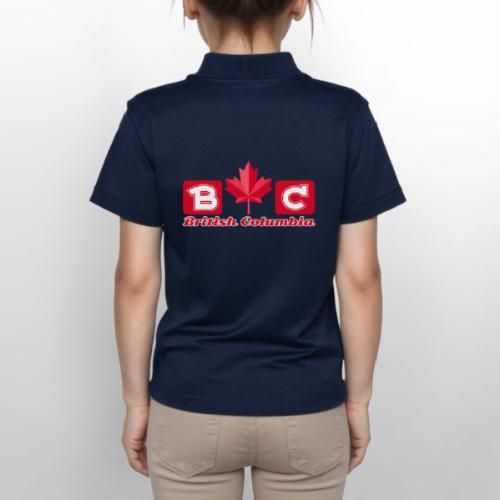 British Columbia, province of Canada - Gildan Kid's 50/50 Jersey Polo