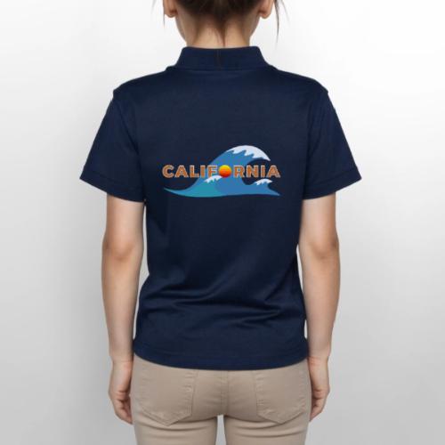 Blue Wave California - Gildan Kid's 50/50 Jersey Polo