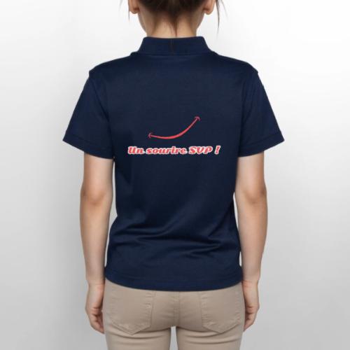 A smile, please! - Gildan Kid's 50/50 Jersey Polo