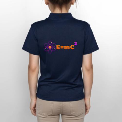 E = mc² - Gildan Kid's 50/50 Jersey Polo