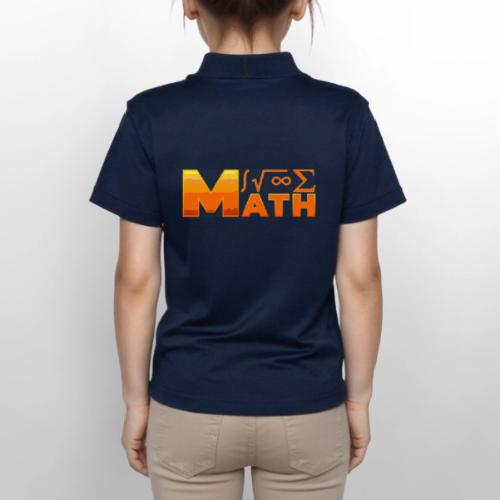Math: The Language of Logic - Gildan Kid's 50/50 Jersey Polo