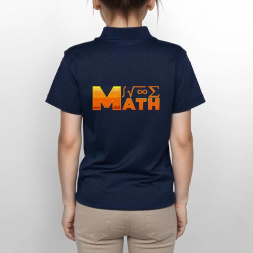Math: The Language of Logic - Gildan Kid's 50/50 Jersey Polo