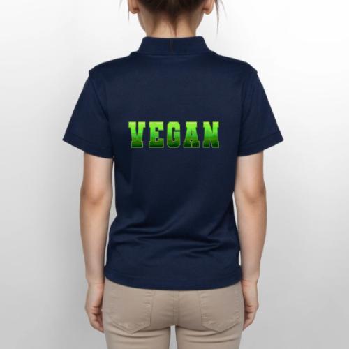 Green Wave Vegan - Gildan Kid's 50/50 Jersey Polo