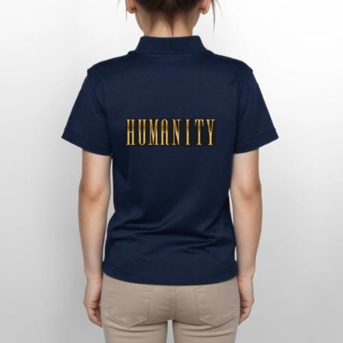 Golden Humanity Statement - Gildan Kid's 50/50 Jersey Polo