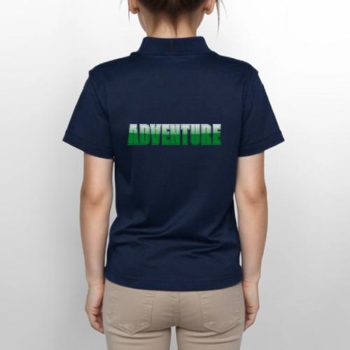 Adventure Typography Design for Apparel - Gildan Kid's 50/50 Jersey Polo