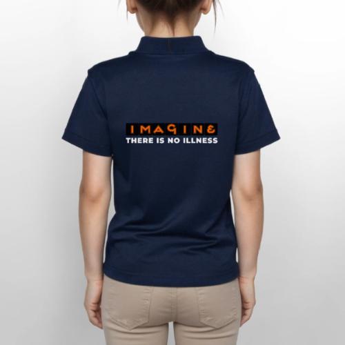 Imagine there is no illness - Gildan Kid's 50/50 Jersey Polo