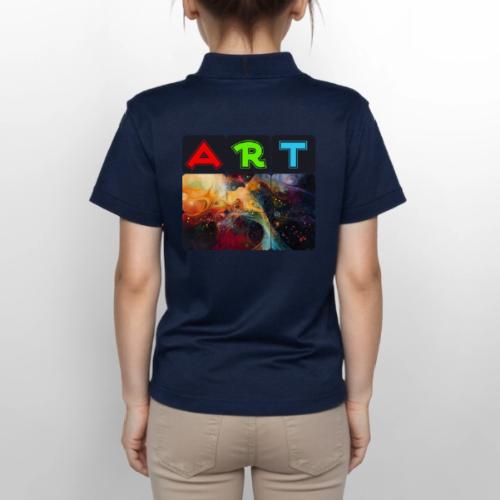 Waves of Art - Gildan Kid's 50/50 Jersey Polo