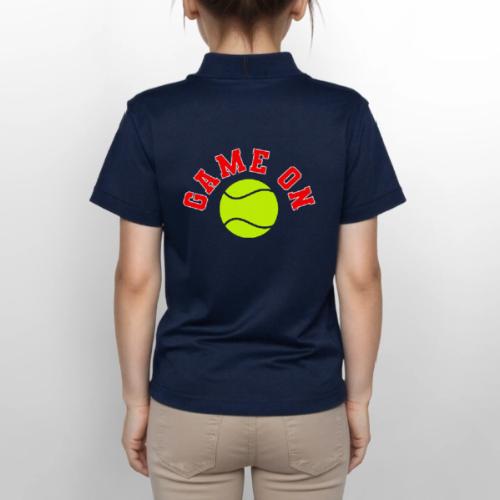 Game On Tennis - Gildan Kid's 50/50 Jersey Polo