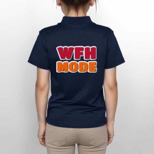 WFH Mode Remote Work Lifestyle Design - Gildan Kid's 50/50 Jersey Polo