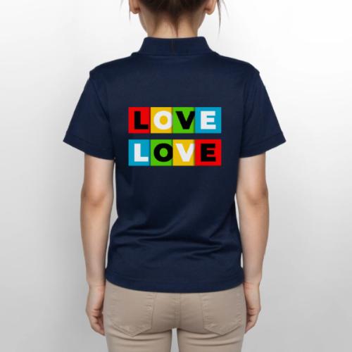 Love in Color - Gildan Kid's 50/50 Jersey Polo