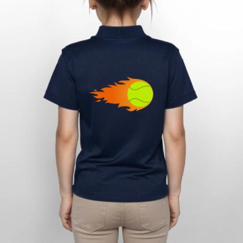 Tennis Ball - Gildan Kid's 50/50 Jersey Polo