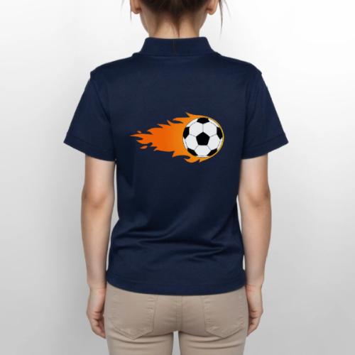 Soccer Ball - Gildan Kid's 50/50 Jersey Polo