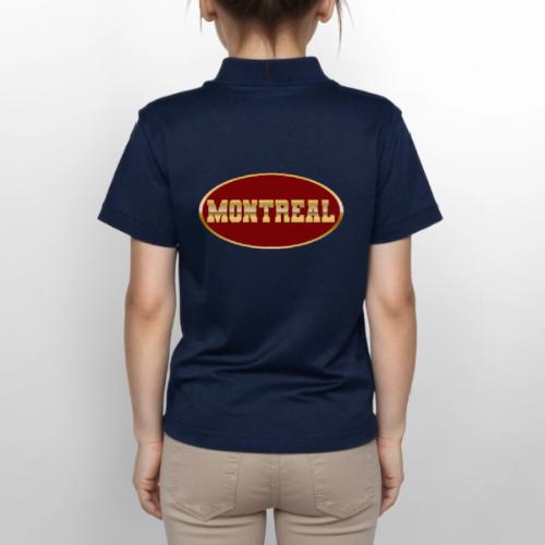 Montreal in Gold - Gildan Kid's 50/50 Jersey Polo