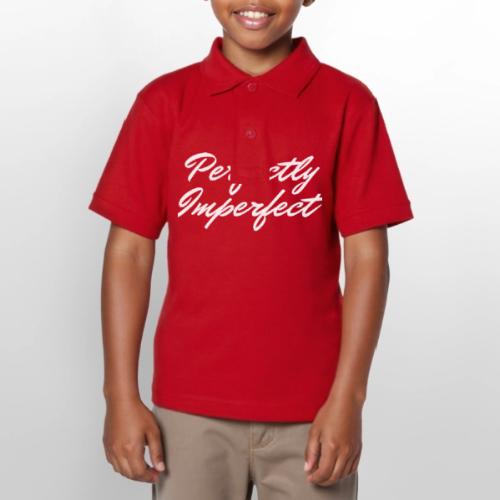 Perfectly Imperfect Merch - Gildan Kid's 50/50 Jersey Polo