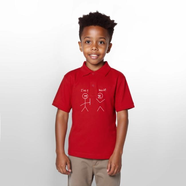 Got Your Back Stick Figure Design