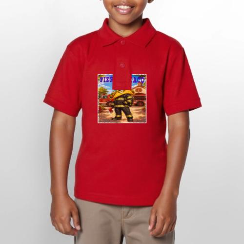 Fireman Taco - Gildan Kid's 50/50 Jersey Polo