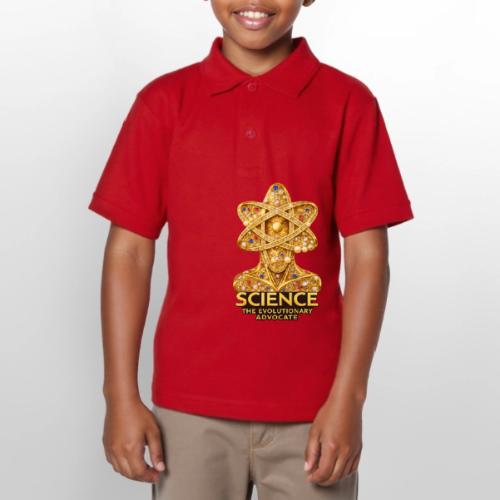 Science the Evolutionary Advocate - Gildan Kid's 50/50 Jersey Polo