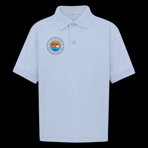 Tropical That's Life Podcast - Gildan Kid's 50/50 Jersey Polo