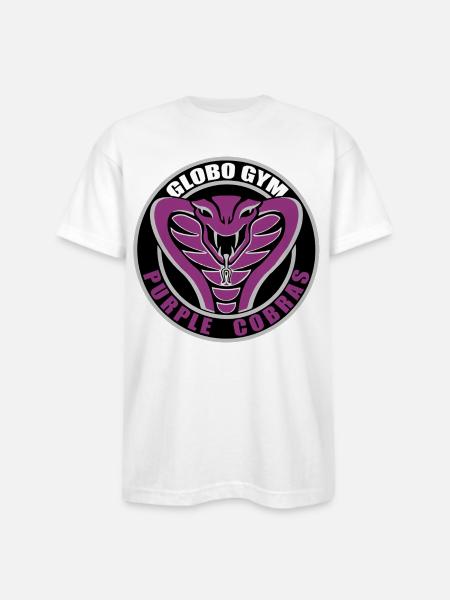 Globo GYM - Bayside Unisex Heavyweight USA Made T-Shirt - white