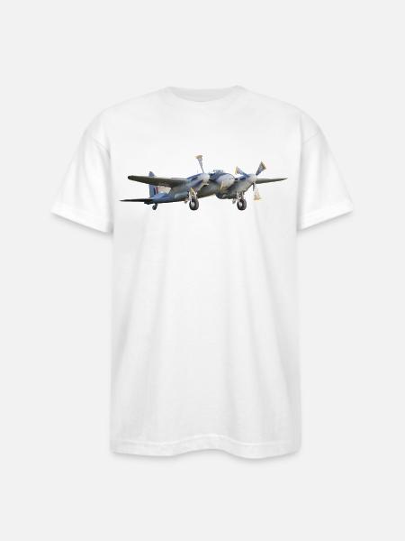 Mosquito - Bayside Unisex Heavyweight USA Made T-Shirt - white
