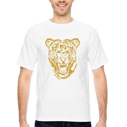 Roar into Adventure: Discover Tiger Souvenirs - Bayside Unisex Heavyweight USA Made T-Shirt