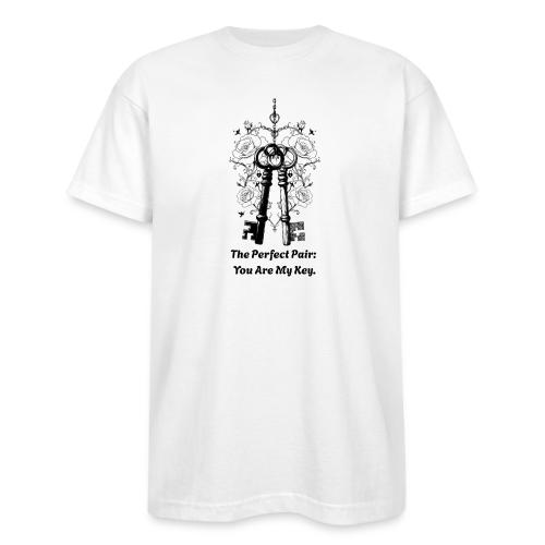 Valentine love keys - Bayside Unisex Heavyweight USA Made T-Shirt