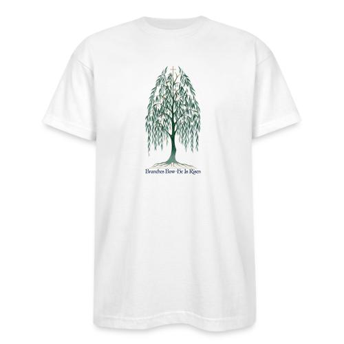 Easter Branches Bow Willow T Shirt, Easter Gift - Bayside Unisex Heavyweight USA Made T-Shirt