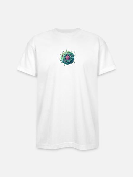 Cells - Bayside Unisex Heavyweight USA Made T-Shirt - white
