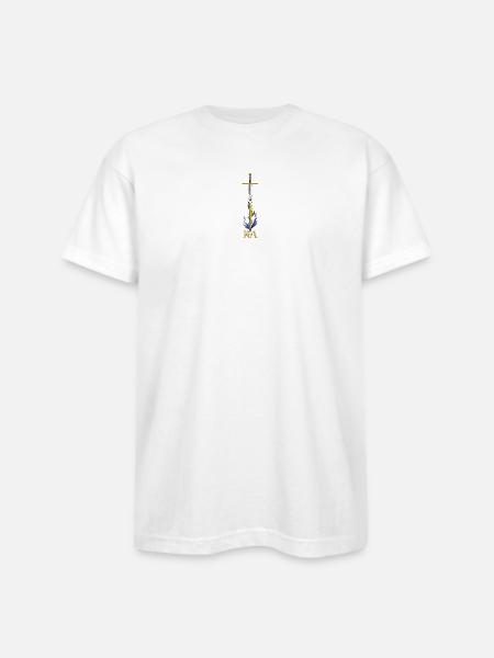 Kryst Ascension - Bayside Unisex Heavyweight USA Made T-Shirt - white