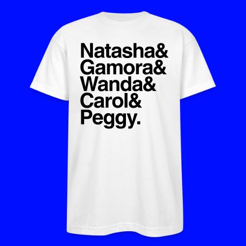 Marvel Characters T-Shirt - Bayside Unisex Heavyweight USA Made T-Shirt